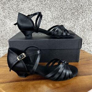 Size 5.5 - Women's Capezio Silvia 1.25" Heel Ballroom Shoes Oxford Black Italy